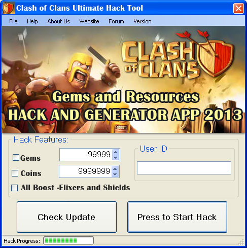 clash of clans cheat code